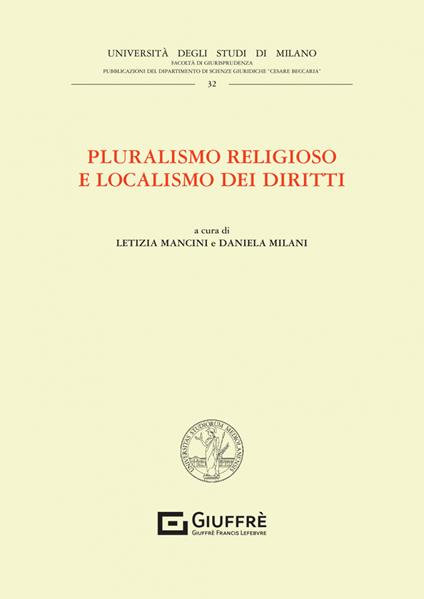 Pluralismo religioso e localismo dei diritti - copertina