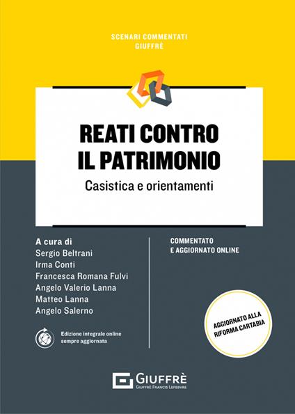 Reati contro il patrimonio - copertina