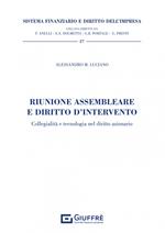 Riunione assembleare e diritto d'intervento