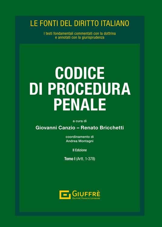 Codice di procedura penale - copertina