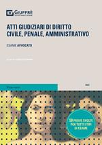 Atti giudiziari di diritto civile, penale, amministrativo