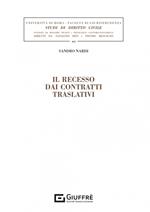 Il recesso dai contratti traslativi