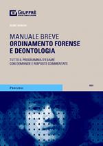Ordinamento forense e deontologia