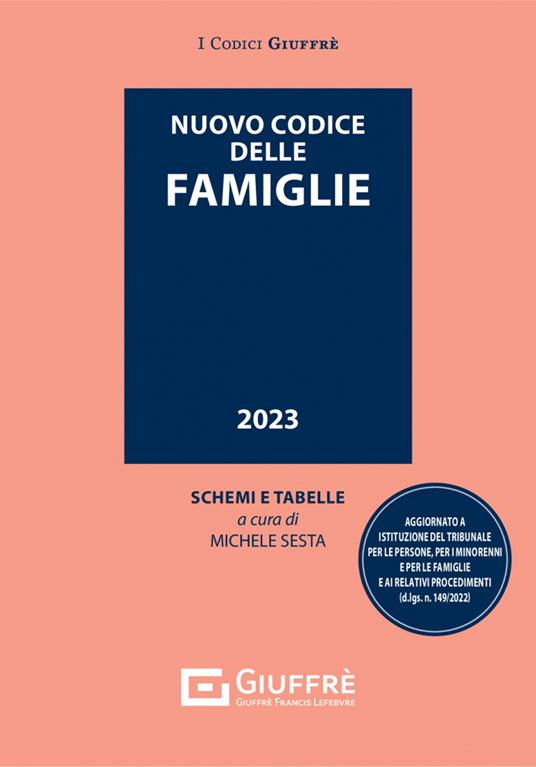 Nuovo codice delle famiglie - copertina