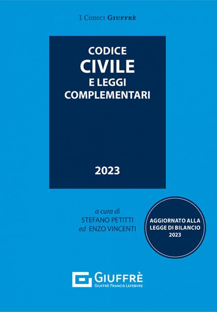 Codice civile e leggi complementari - copertina
