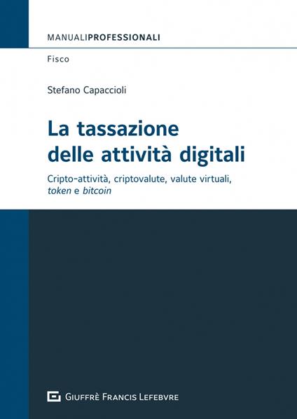 La tassazione delle attività digitali - Stefano Capaccioli - copertina