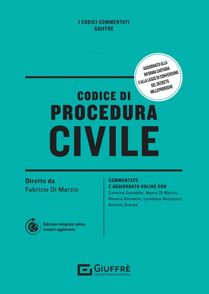 Codice di procedura civile - copertina