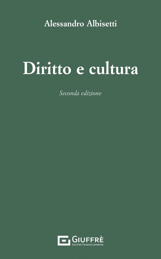 Diritto e cultura - Alessandro Albisetti - copertina