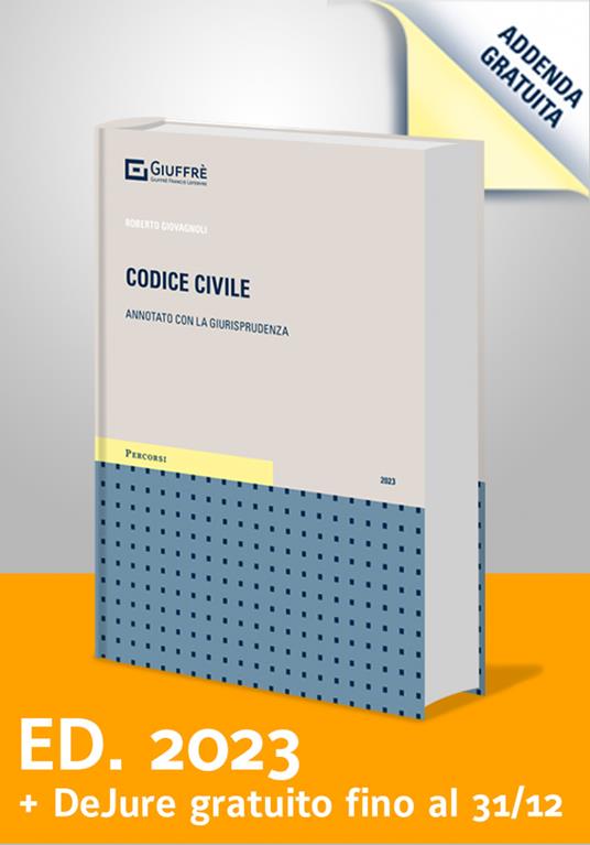 Codice civile. Annotato con la giurisprudenza - Roberto Giovagnoli - copertina