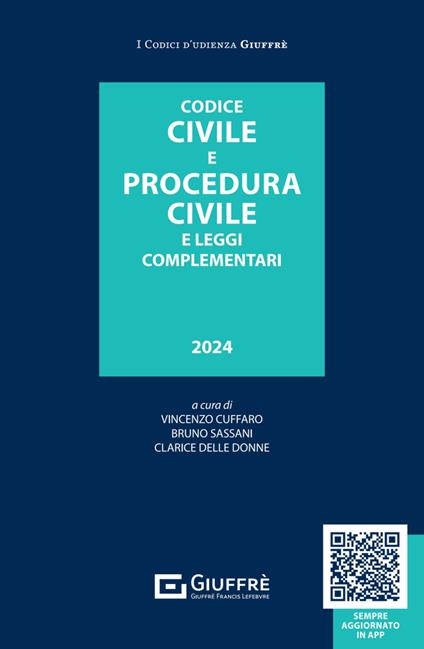 Codice civile e procedura civile e leggi complementari - copertina