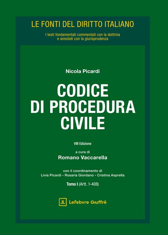 Codice di procedura civile - copertina