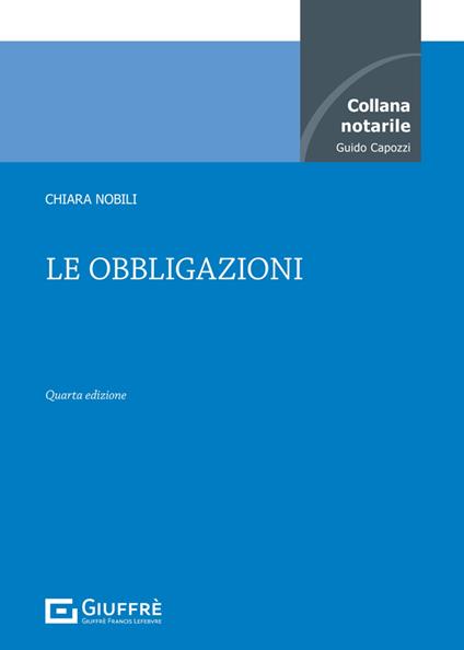 Le obbligazioni - Chiara Nobili - copertina