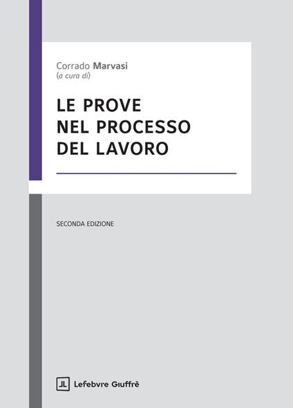 Le prove nel processo del lavoro - copertina