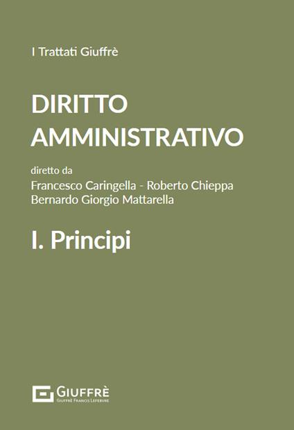 Diritto amministrativo. Vol. 1: Principi - copertina