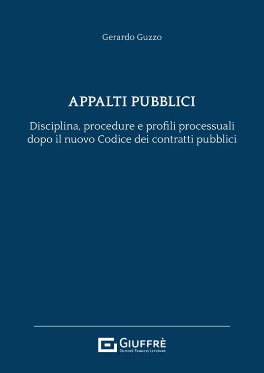 Appalti pubblici - Gerardo Guzzo - copertina