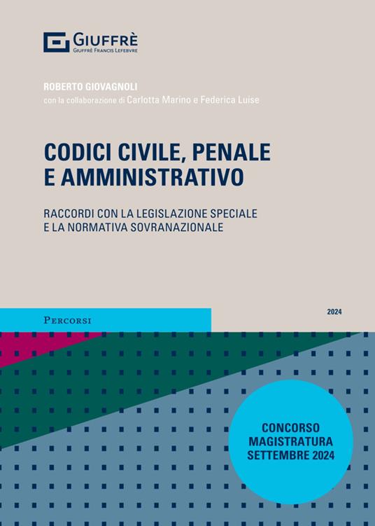 Codice sistematico. Civile, penale e amministrativo - copertina