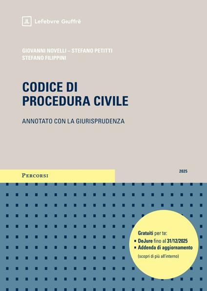 Codice di procedura civile. Annotato con la giurisprudenza. Addenda gratuita di aggiornamento - copertina