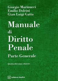 Manuale di diritto penale. Parte generale