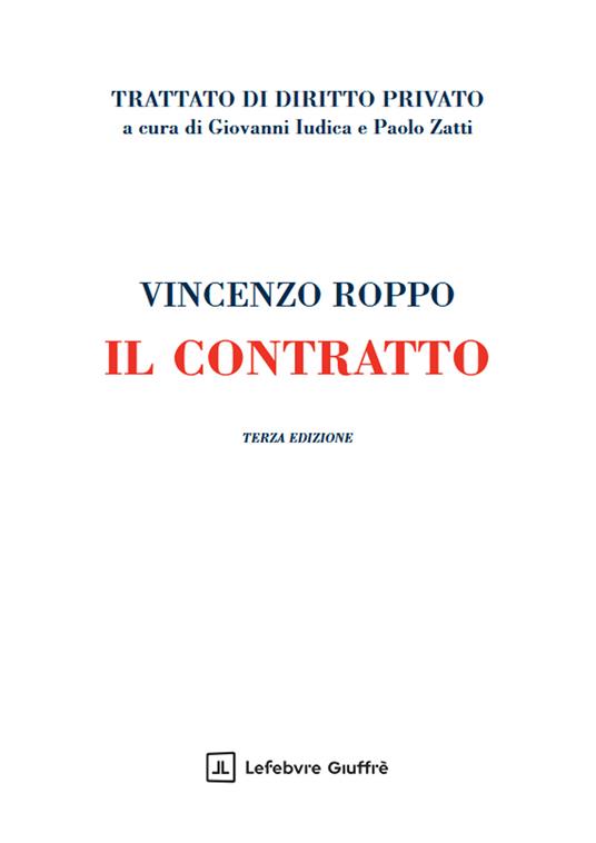 Il contratto - Vincenzo Roppo - copertina