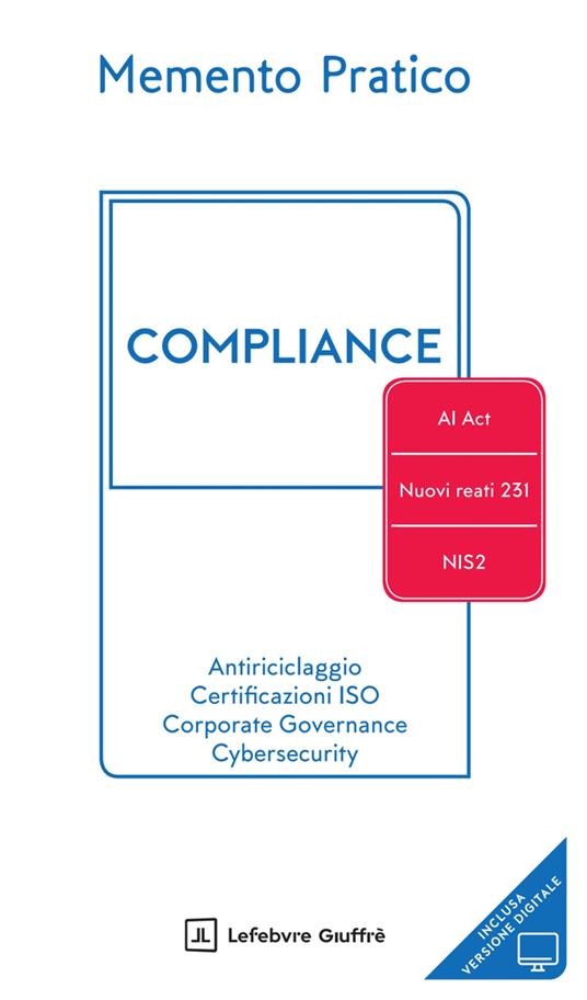 Memento Compliance - Cristina Bauco,Annalisa De Vivo,Chiara Ciccia Romito - copertina