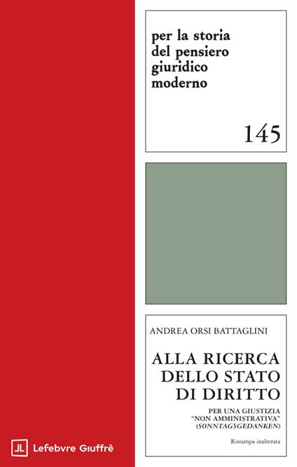 Alla ricerca dello Stato di diritto - copertina