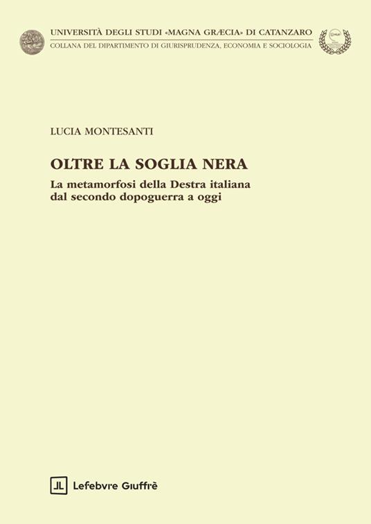 Oltre la soglia nera - Lucia Montesanti - copertina