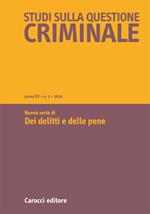 Studi sulla questione criminale (2020). Vol. 2