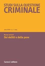 Studi sulla questione criminale (2023). Vol. 1