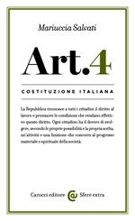 Costituzione italiana: articolo 4