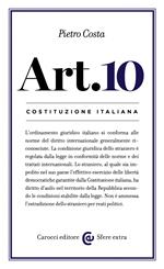 Costituzione italiana: articolo 10