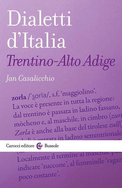 Dialetti d’italia: Trentino-Alto Adige - Jan Casalicchio - copertina