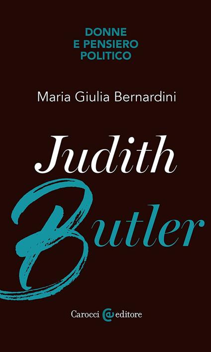 Judith Butler - Maria Giulia Bernardini - copertina
