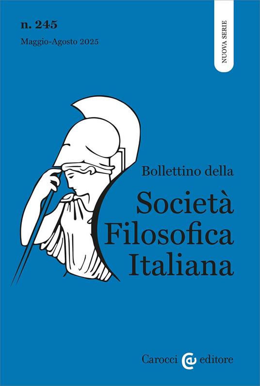 Bollettino società filosofica italiana. Nuova serie (2025). Vol. 2 - copertina