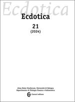 Ecdotica (2024). Vol. 21