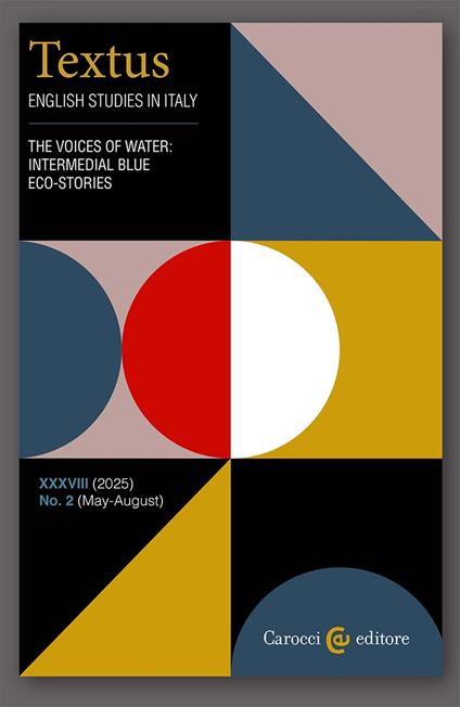 Textus. English studies in Italy (2025). Vol. 2: The voices of water: intermedial blue eco-stories - copertina