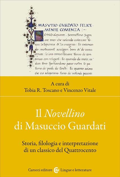 Il Novellino di Masuccio Guardati. Storia, filologia e interpretazione di un classico del Quattrocento - copertina