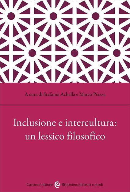 Inclusione e intercultura: un lessico filosofico - copertina