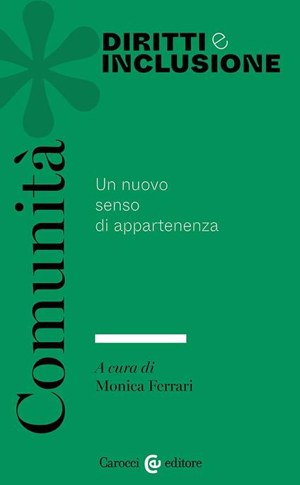 Comunità. Il nuovo senso di appartenenza - copertina