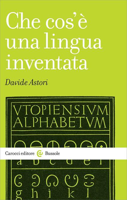 Che cos'è una lingua inventata - Davide Astori - copertina