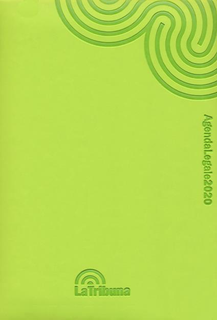 Agenda legale pocket 2020. Ediz. verde acido - copertina