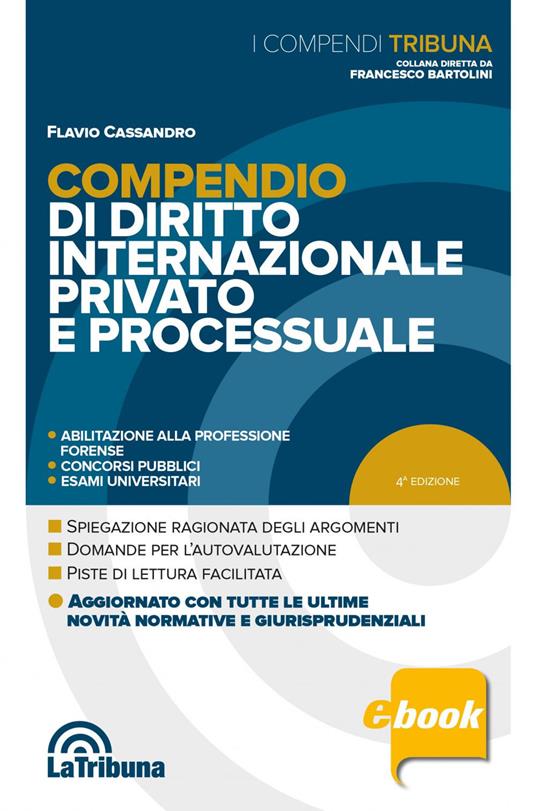 Compendio di diritto internazionale privato e processuale - Flavio Cassandro - ebook