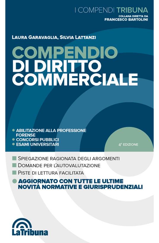 Compendio di diritto commerciale - Laura Garavaglia,Silvia Lattanzi - copertina