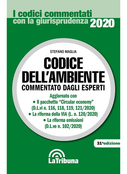 Codice dell'ambiente - Stefano Maglia - copertina