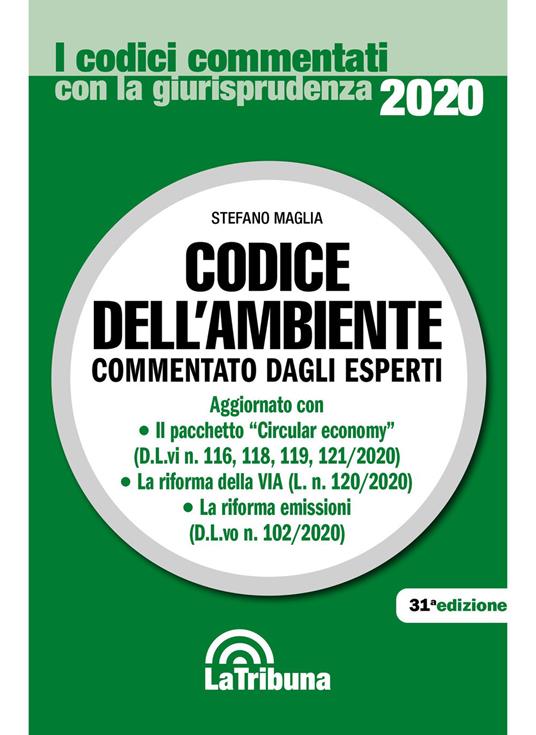 Codice dell'ambiente - Stefano Maglia - copertina