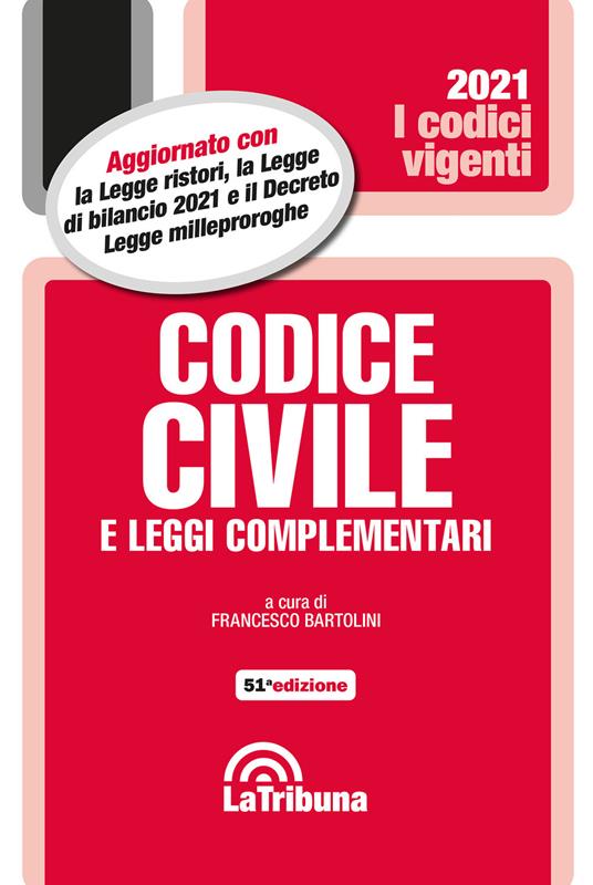 Codice civile e leggi complementari - copertina