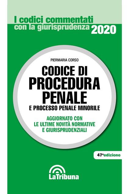 Codice di procedura penale e processo penale minorile - copertina