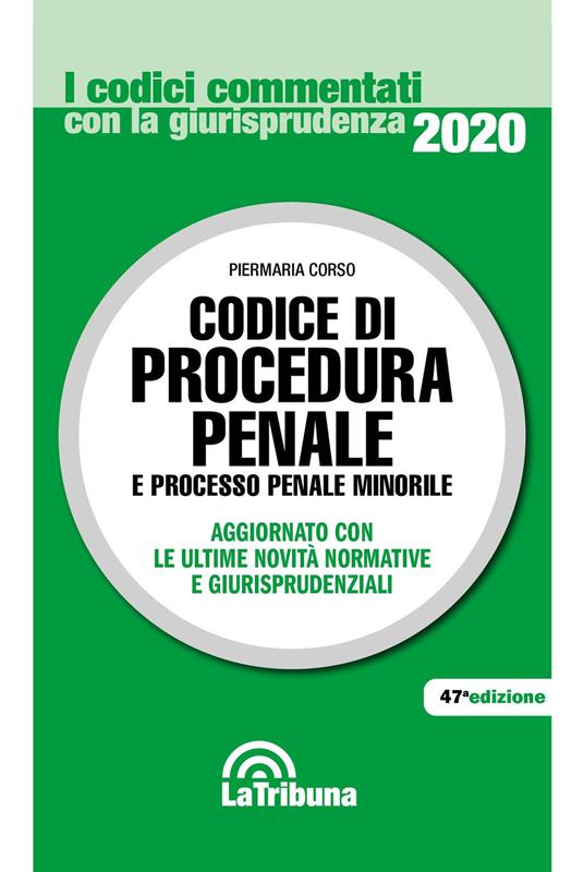 Codice di procedura penale e processo penale minorile - copertina