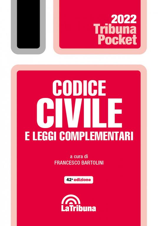 Codice civile e leggi complementari. Con App Tribunacodici - copertina