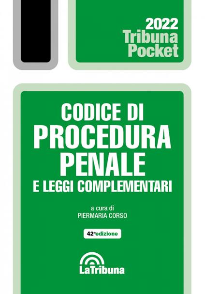 Codice di procedura penale e leggi complementari. Con App Tribunacodici - copertina