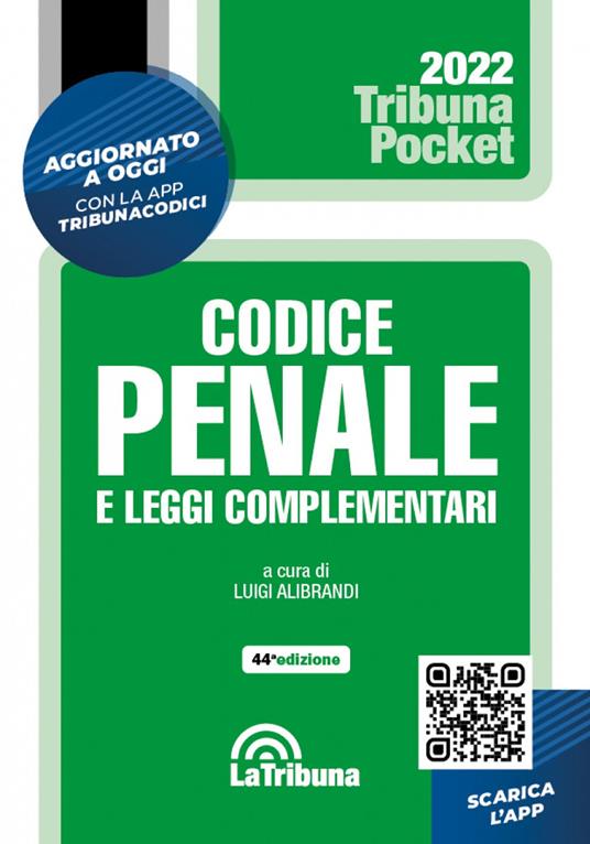 Codice penale e leggi complementari. Con App Tribunacodici - copertina